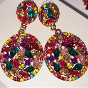 Rainbow Jewel Earrings